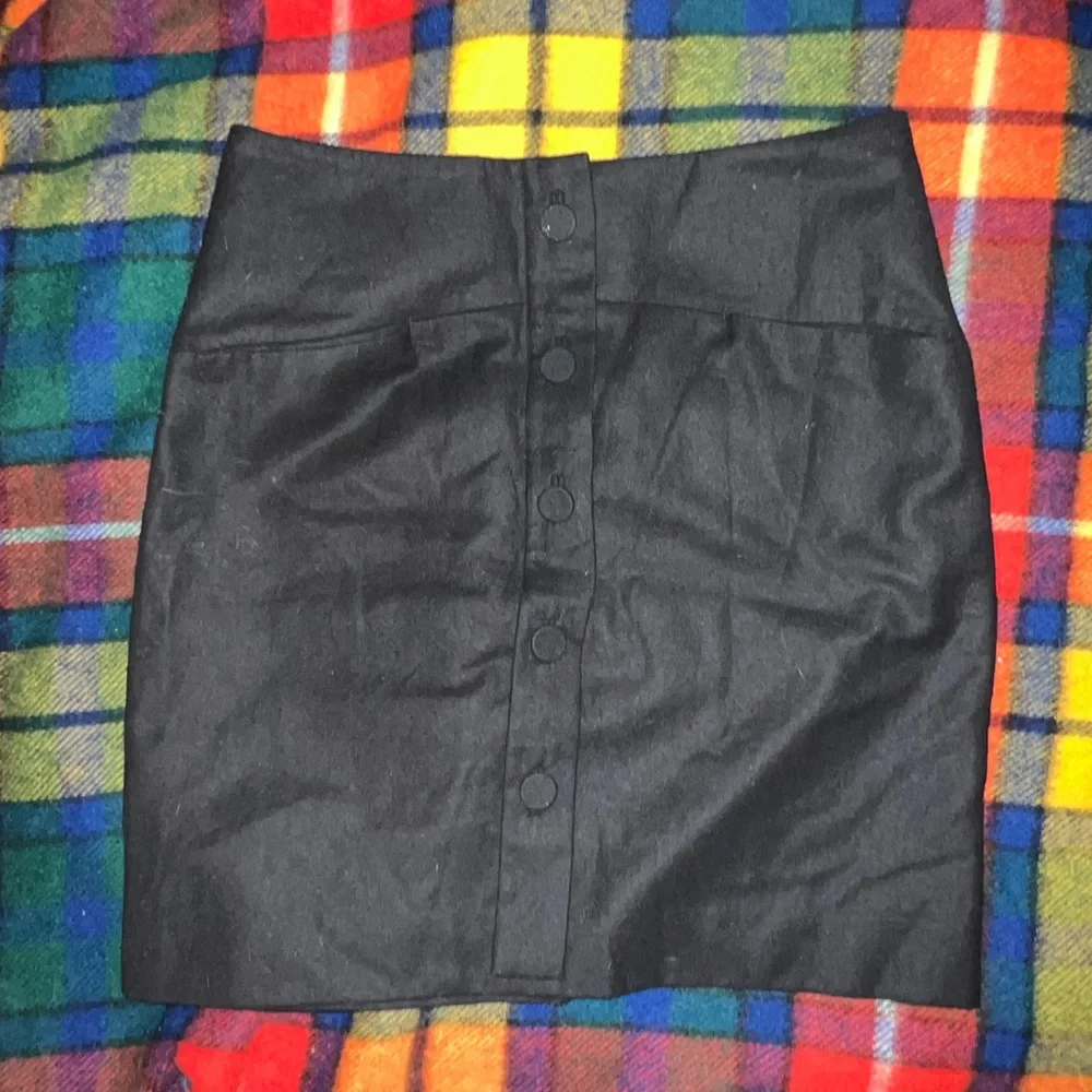 Chloé Vintage Designer Wool Blend Mini Skirt - Picture 2 of 5